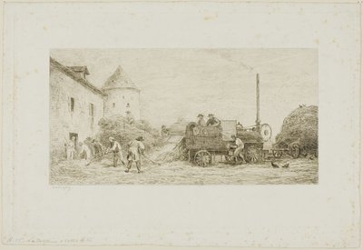 The Reaping Machine by Charles Francois Daubigny