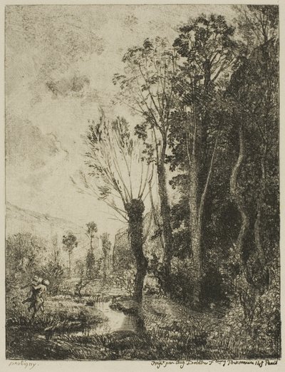The Satyr by Charles Francois Daubigny