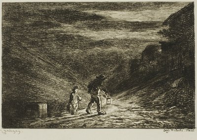 The Search for an Inn by Charles Francois Daubigny