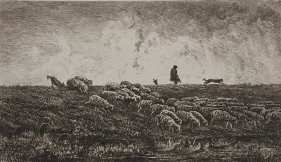 The Shower, c1851 by Charles Francois Daubigny
