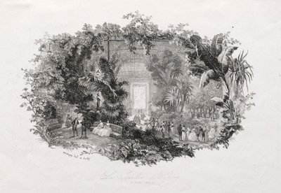 The Winter Garden by Charles Francois Daubigny