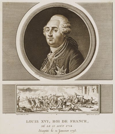 Louis XVI, King of France by Charles Francois Gabriel Levachez