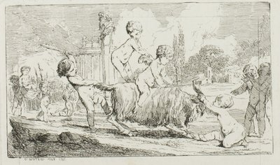 Children Playing by Charles Francois Hutin