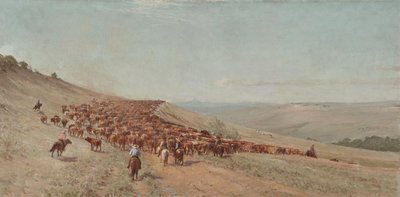 Driving the Herd by Charles Franklin Reaugh