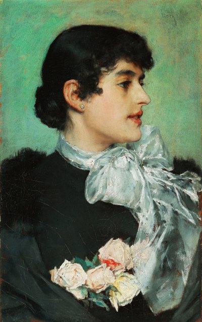 Tea Rose by Charles Frederic Ulrich