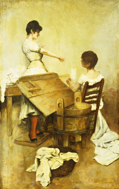 Washerwomen by Charles Frederic Ulrich
