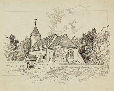 Unidentified Church by Charles George Harper