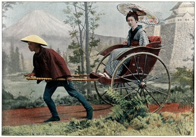 Rickshaw, Carriage of Japan by Charles Gillot