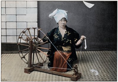 Spinning Wheel, c1890 by Charles Gillot