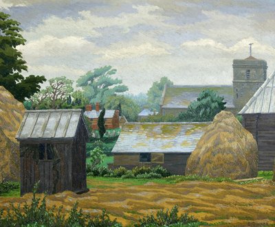 Church Farm, Shipley by Charles Ginner