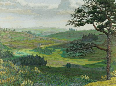 Godshill, New Forest by Charles Ginner
