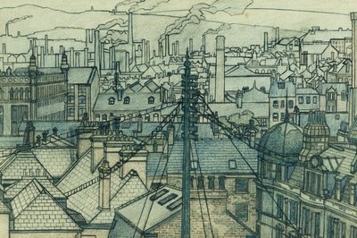 Leeds Roofs by Charles Ginner