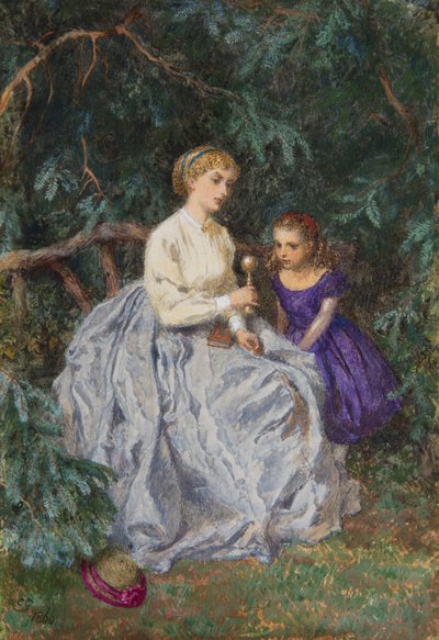A Lesson Outdoors by Charles Green