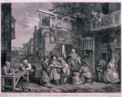 Canvassing for votes by Charles Grignion