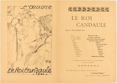King Candaules by Charles Guerin