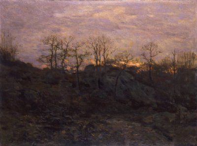 Edge of the Forest, Twilight by Charles H. Davis