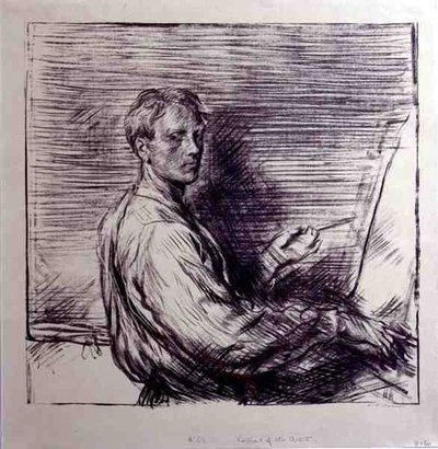 Portrait of the Artist by Charles Haslewood Shannon