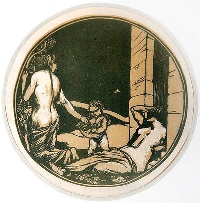 The Grape Harvest by Charles Haslewood Shannon