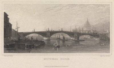 Southwark Bridge by Charles Heath