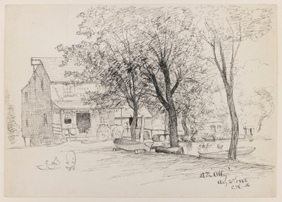 At the Alley, 21st August, 1882 by Charles Henry Miller