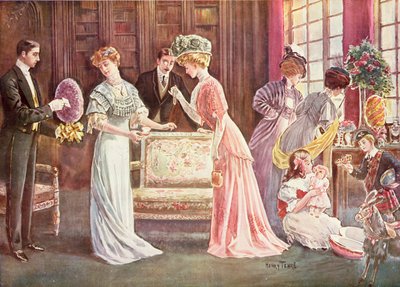 Easter Eggs in Town, 1908 by Charles Henry Tenre