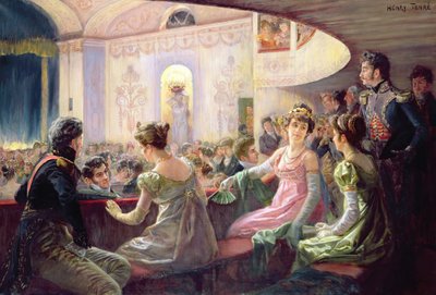 The Interval at the Theatre by Charles Henry Tenre