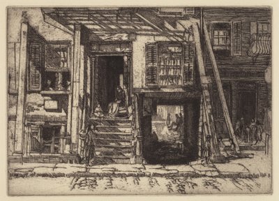 The Condemned Tenement, NY by Charles Henry White