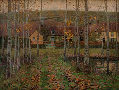 Lingering Leaves by Charles Herbert Eastlake