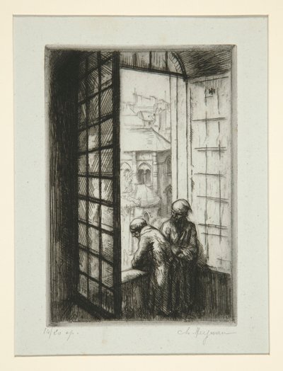 A Window of the Old Hôtel-Dieu by Charles Heyman