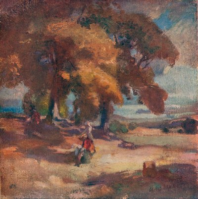 The Nut Gatherers by Charles Hodge Mackie