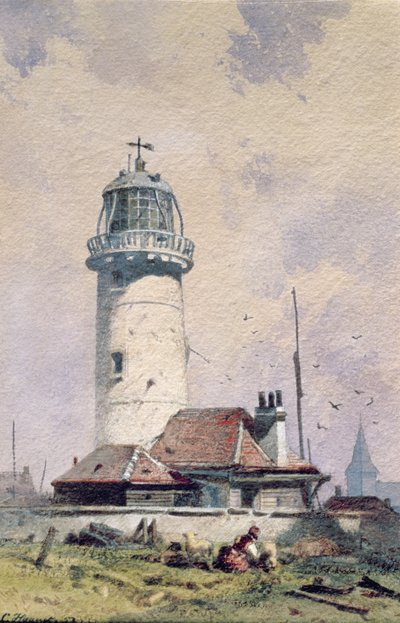 The Lighthouse, 1853 by Charles Hoguet