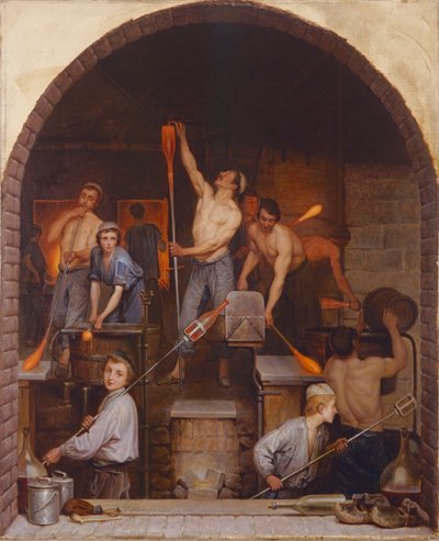 Interior of a Furnace, 1865 by Charles Housez