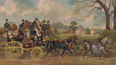 Roadsters, New London Union Coach, c1840, 1929 by Charles Hunt