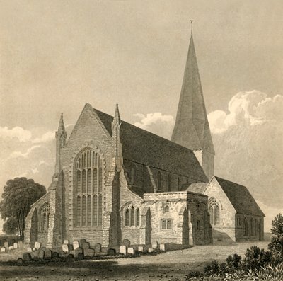 Horsham Church, 1835 by Charles J. Smith