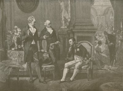 Napoleon, Goethe and Wieland, 1808 by Charles J. State