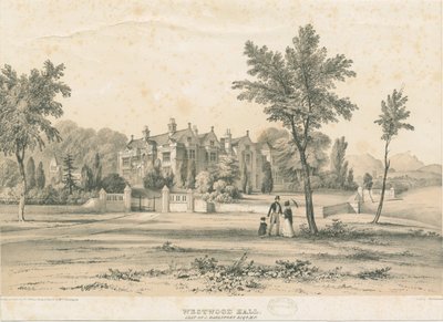 Westwood Hall by Charles Joseph Hullmandel