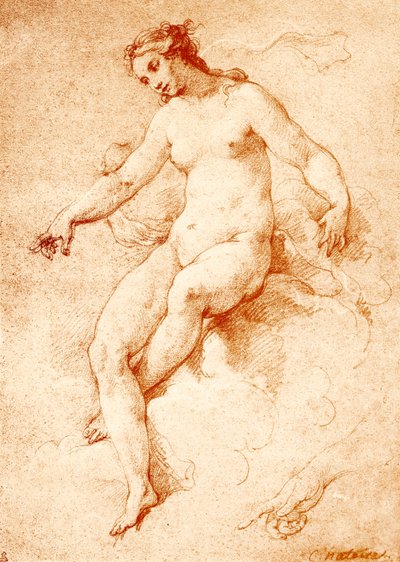 Venus on Clouds by Charles Joseph Natoire