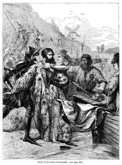 Arrest of the Duke of Gloucester by Charles Joseph Staniland