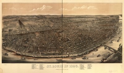 St. Louis in 1896 by Charles Juehne