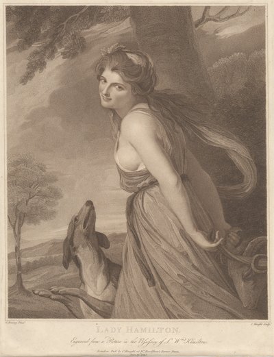 Lady Hamilton as a Bacchante by Charles Knight