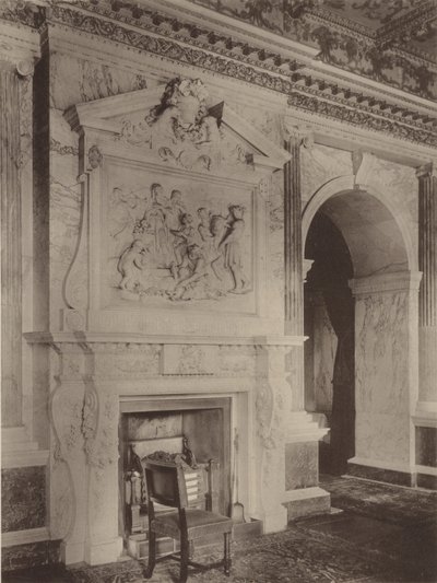 Houghton, Norfolk, Dining Room Chimney Piece by Charles Latham