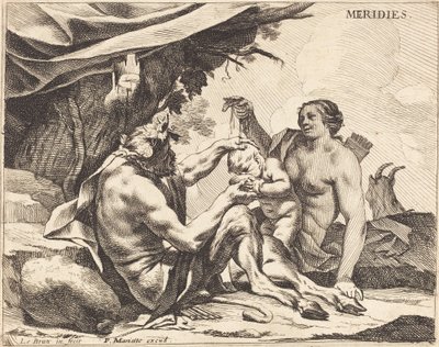 Noon by Charles Le Brun