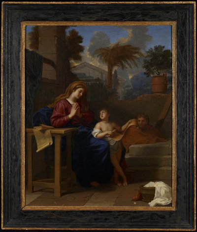 The Holy Family in Egypt by Charles Le Brun