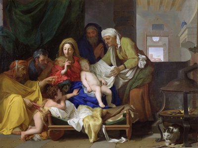 The Sleep of the Infant Jesus by Charles Le Brun