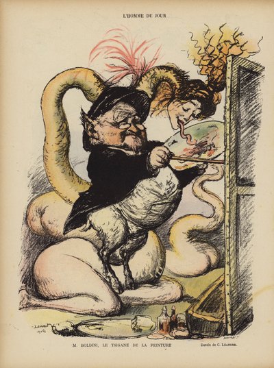 Illustration for Le Rire by Charles Leandre