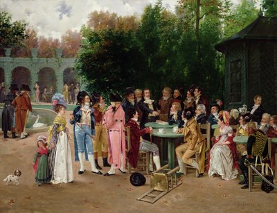 An Attentive Audience by Charles Louis Kratke