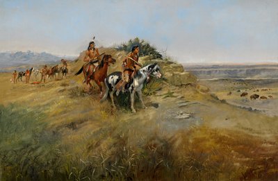 Buffalo Hunt, 1891 by Charles Marion Russell