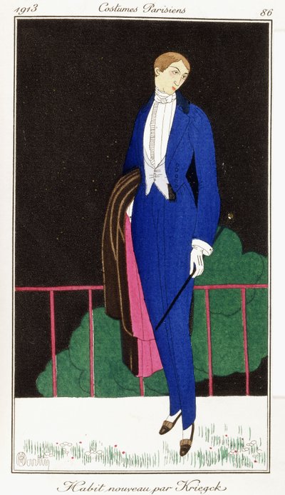 Parisian Clothing: New Frock Coat by Kriegk by Charles Martin