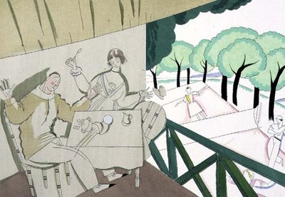 Tennis Scene by Charles Martin