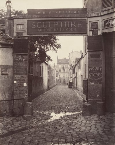 Cour Saint-Guillaume by Charles Marville